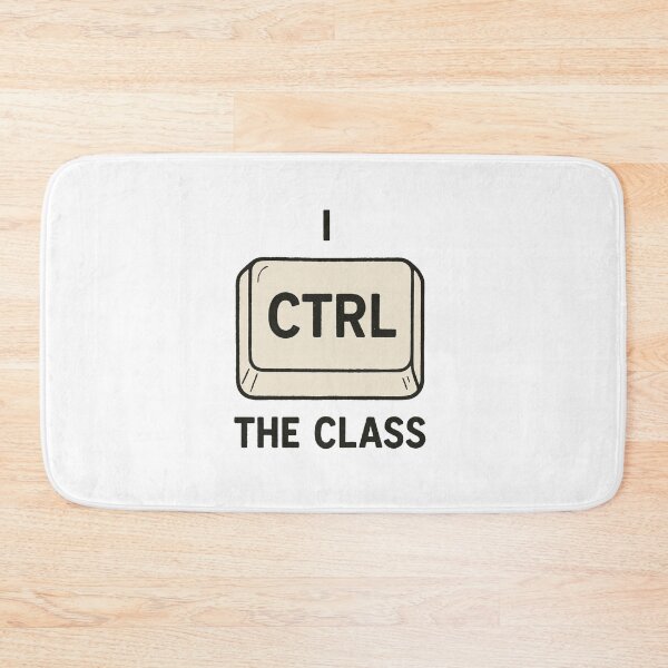 Item preview, I Control the Class – Funny Computer Teacher Gift designed and sold by Prints-by-Olaf.