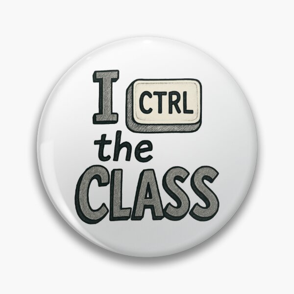 Item preview, I Control the Class – Funny Computer Teacher Gift designed and sold by Prints-by-Olaf.