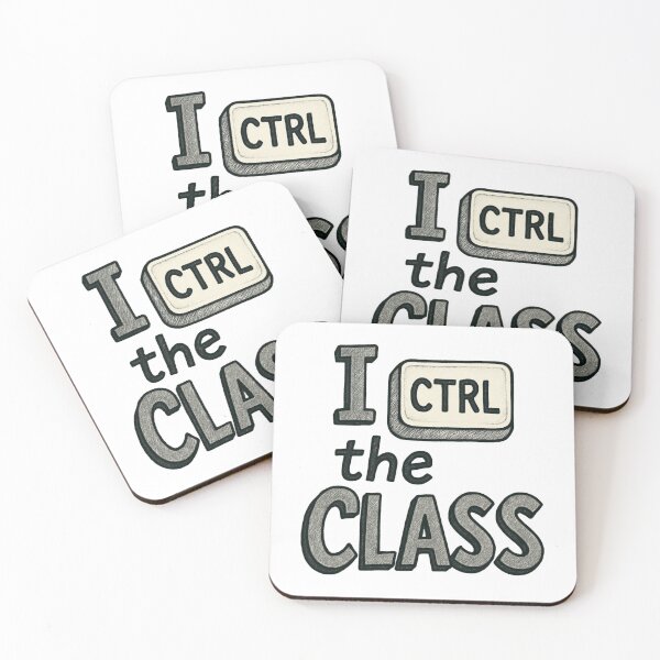 Item preview, I Control the Class – Funny Computer Teacher Gift designed and sold by Prints-by-Olaf.