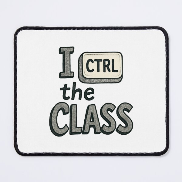 Item preview, I Control the Class – Funny Computer Teacher Gift designed and sold by Prints-by-Olaf.