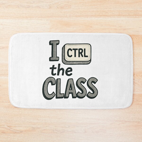 Item preview, I Control the Class – Funny Computer Teacher Gift designed and sold by Prints-by-Olaf.