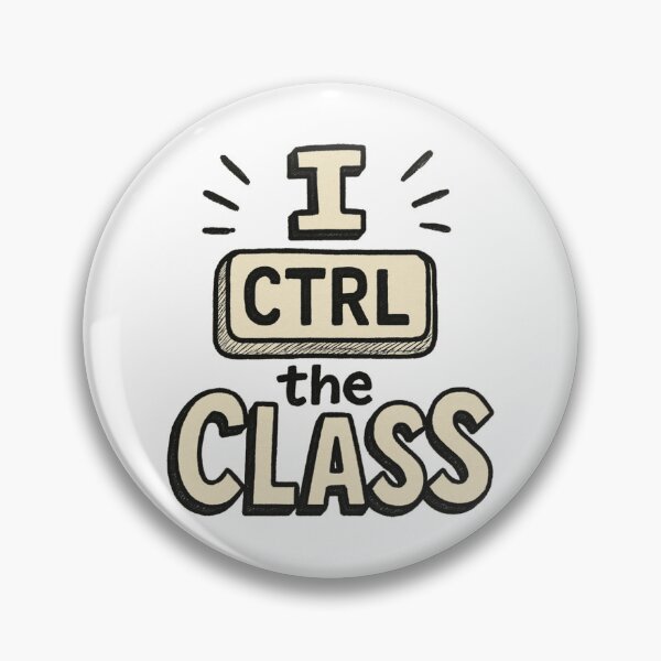 Item preview, I Control the Class – Funny Computer Teacher Gift designed and sold by Prints-by-Olaf.
