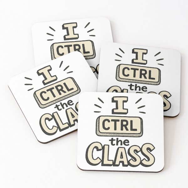 Item preview, I Control the Class – Funny Computer Teacher Gift designed and sold by Prints-by-Olaf.