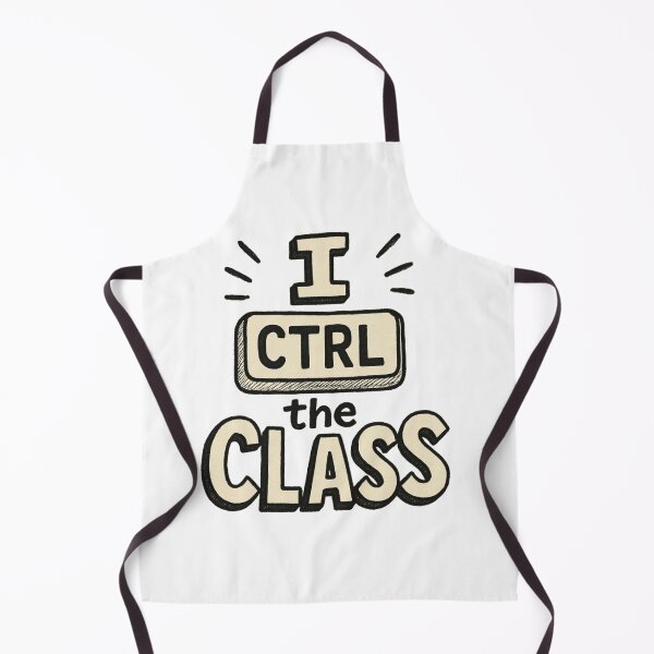 Item preview, I Control the Class – Funny Computer Teacher Gift designed and sold by Prints-by-Olaf.