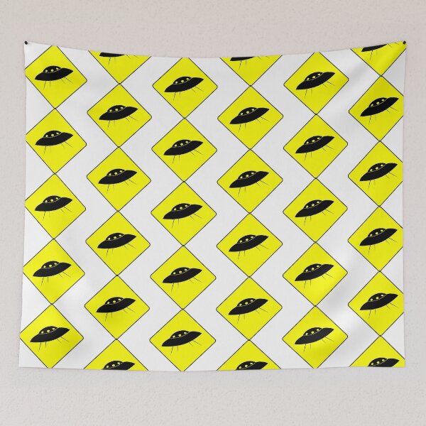 Item preview, Alien UFO Warning Sign designed and sold by CarGear.