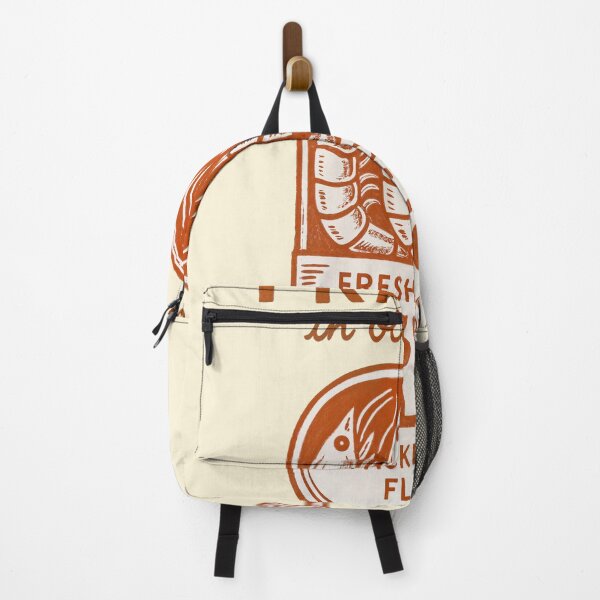 Item preview, Prawns in Olive Oil Retro Seafood Illustration designed and sold by SuccessHunters.