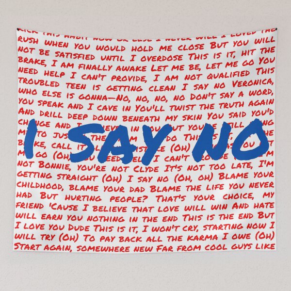 Item preview, Heathers Lyrics designed and sold by broadwaygirl142.