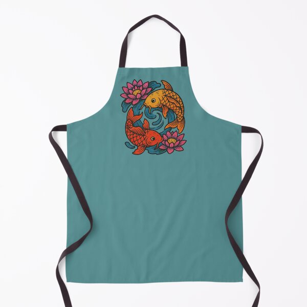 Item preview, Koi and Lotus Flowers designed and sold by FrictionMaxxing.
