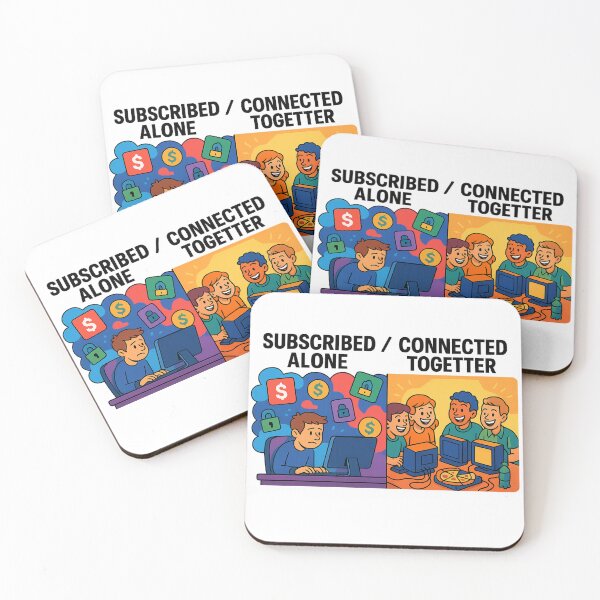 Item preview, Funny Retro Gaming LAN Party vs Subscriptions  designed and sold by Not-Only-You.