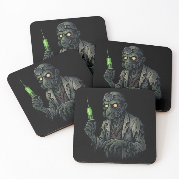 Item preview, Creepy Zombie Doctor with Glowing Syringe designed and sold by Everyday Motif.