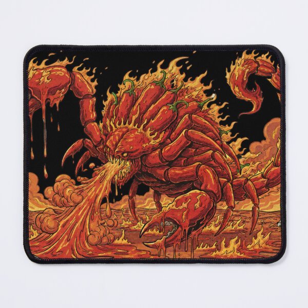Item preview, Scorpion Pepper Beast Kaiju - Spicy Inferno Monster designed and sold by NostasStuff.