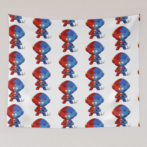 Item preview, Chibi mecha warrior red / Blue designed and sold by Pittstop.