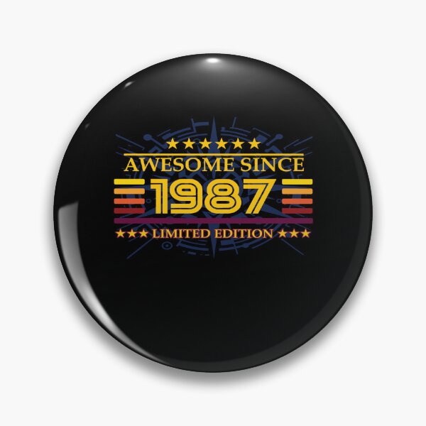 Item preview, Awesome since 1987 Limited Edition designed and sold by RetroMaritalArt.