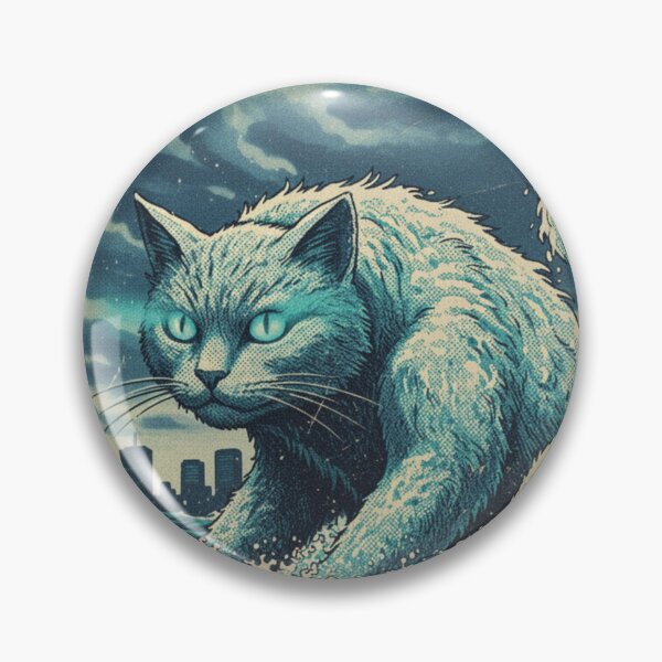 Item preview, Nekonami - Colossal Cat Kaiju Wave Monster designed and sold by NostasStuff.