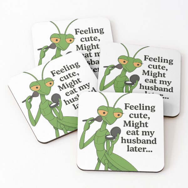 Item preview, "Feeling Cute..." - Praying Mantis designed and sold by Jaded's Cute Clips.