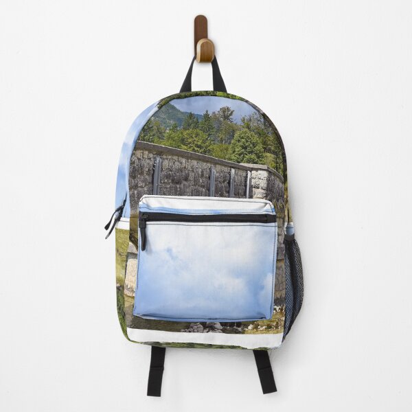 Item preview, Old stone bridge and church,Ribcev Laz,Bohinj Lake, Slovenia designed and sold by goceris.