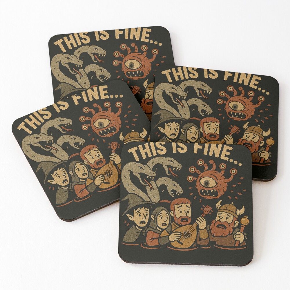 Item preview, Coasters (Set of 4) designed and sold by Rumple92.