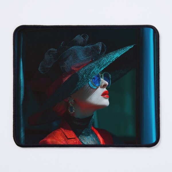 Item preview, Elegant Lady in Red Suit designed and sold by KsaveraArt.