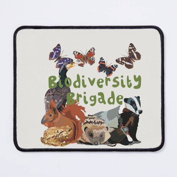 Item preview, B is for Biodiversity,Biodiversity Brigade Collection | Conservation & Nature Slogan Designs designed and sold by PrettylittlepastelUk.