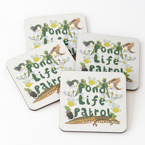 Item preview, P is for Pond Life, Pond Life Patrol Collection | Funny Nature & Wildlife Slogan Designs designed and sold by PrettylittlepastelUk.