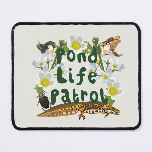 Item preview, P is for Pond Life, Pond Life Patrol Collection | Funny Nature & Wildlife Slogan Designs designed and sold by PrettylittlepastelUk.