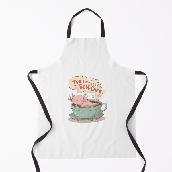 Item preview, "Tea Time Is Self-Care" Axolotl in Teacup designed and sold by MemGraphicss.