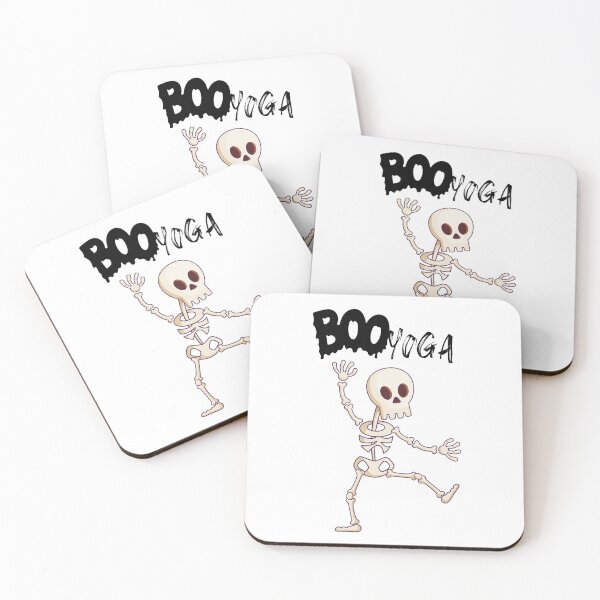 Item preview, Booyoga – Dancing Skeleton Yoga Halloween Design designed and sold by CreativeLifeMe.