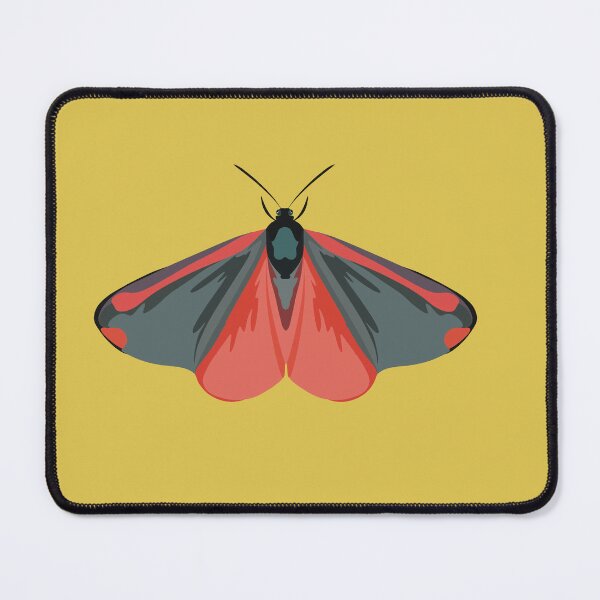 Item preview, C is for Cinnabar Moth,Cinnabar Moth Collection | Insect Art & Nature Designs designed and sold by PrettylittlepastelUk.
