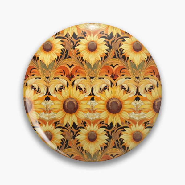 Item preview, Colorful Ornamental Sunflower For Rustic Charm designed and sold by RoyalStarsPatts.