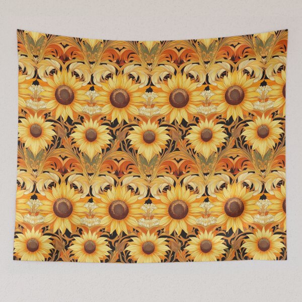 Item preview, Colorful Ornamental Sunflower For Rustic Charm designed and sold by RoyalStarsPatts.