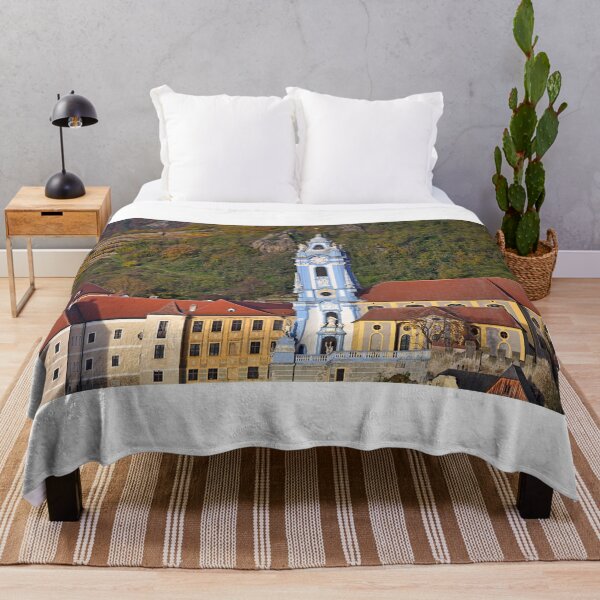 Item preview, Church and old buildings in Durnstein, Wachau Valley, Austria,autumn season designed and sold by goceris.