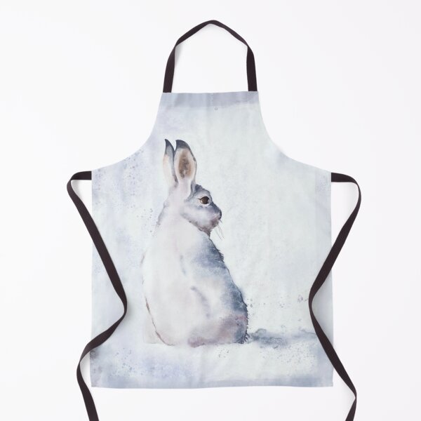 Item preview, Snowshoe Hare Watercolor Art. - White Rabbit Nature Print designed and sold by HeidiArtist.