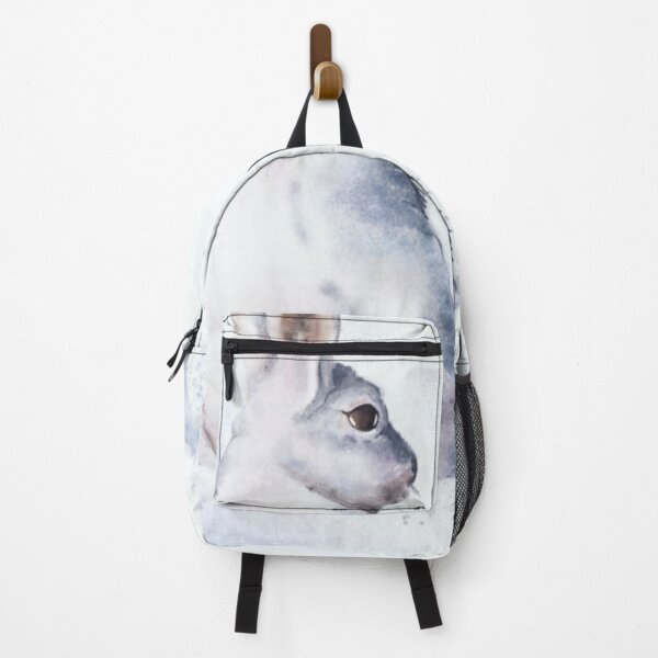 Item preview, Snowshoe Hare Watercolor Art. - White Rabbit Nature Print designed and sold by HeidiArtist.