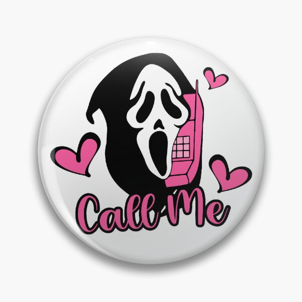 Item preview, Call Me - Funny Halloween Ghostface designed and sold by leafsquare.