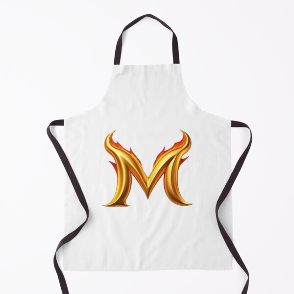 Item preview, Golden Flame Letter M – Luxury 3D Alphabet Design designed and sold by 1TruthMatrix.