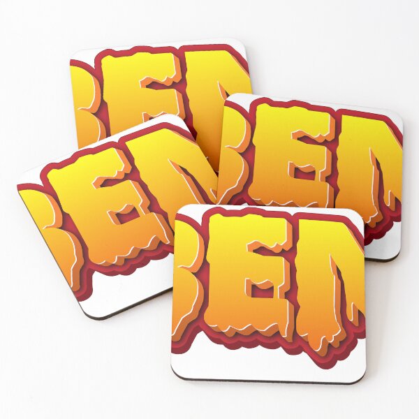 Item preview, Ben text halloween sticker designed and sold by Sticktle.