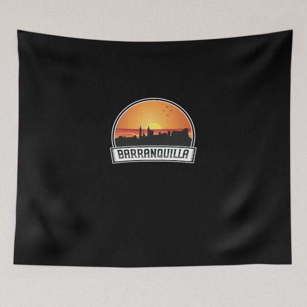Item preview, Barranquilla-Sunset-Logo-Colombia-Skyline-Paisa-Gift-Present-T-Shirt-Sweater designed and sold by IndieKillia.