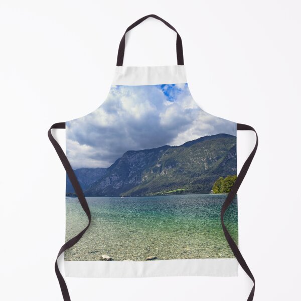 Item preview, Bohinj Lake, Slovenia. Landscape of the lake with green water,forest and mountains  designed and sold by goceris.