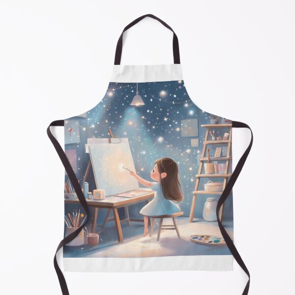 Item preview, Little Artist Painting the Stars designed and sold by Aniri-design.