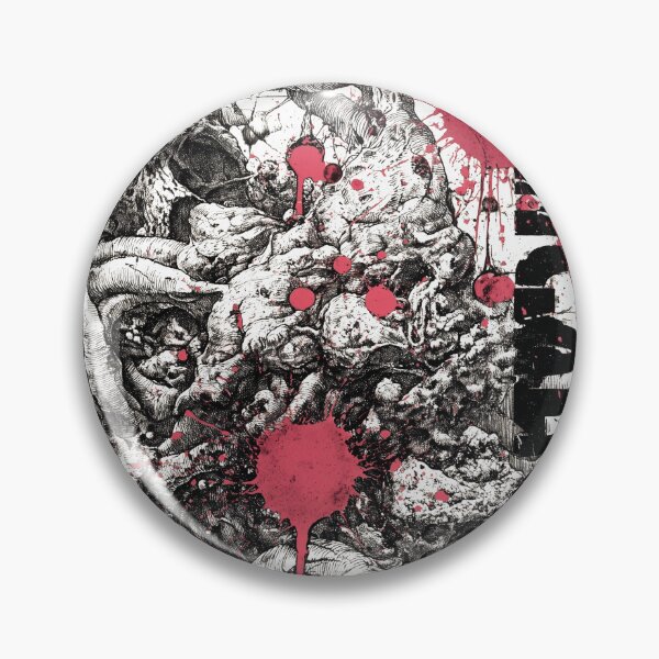 Item preview, Worm Infested Skull – Brutal Death Metal Illustration designed and sold by GravenApparel.