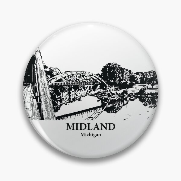 Item preview, Midland - Michigan designed and sold by Lakeric Cityscapes.