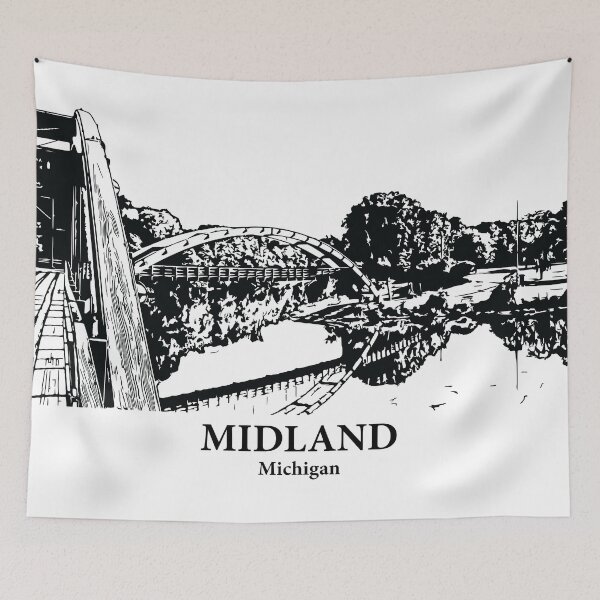 Item preview, Midland - Michigan designed and sold by Lakeric Cityscapes.
