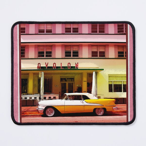 Item preview, Oldtimer car in front of the Avalon in SouthBeach Miami, FL designed and sold by aura2000.