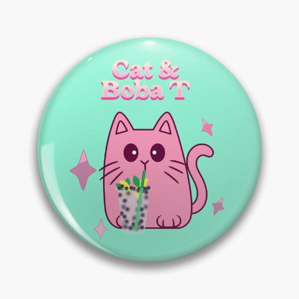 Artikelvorschau, Katze & Boba T entworfen und verkauft von KuronoDesigns.