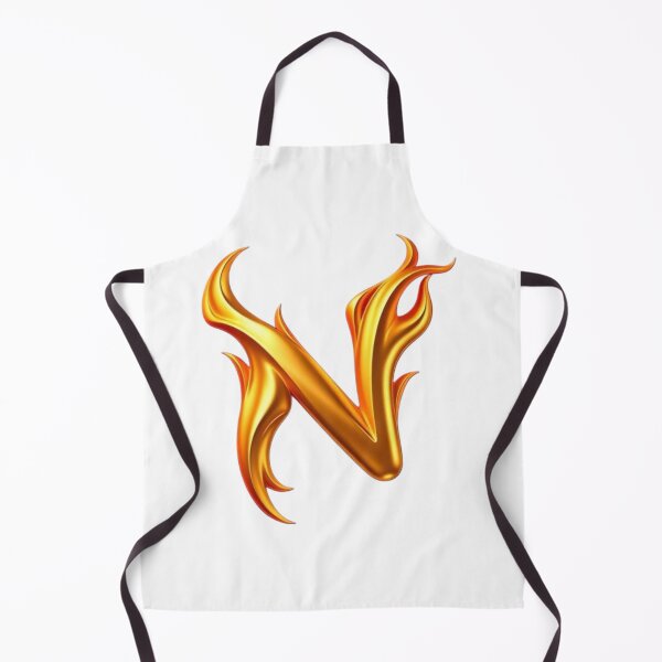 Item preview, Golden Flame Letter N – Luxury 3D Alphabet Design designed and sold by 1TruthMatrix.