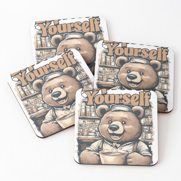 Item preview, Espresso Yourself Bear designed and sold by FLARE.
