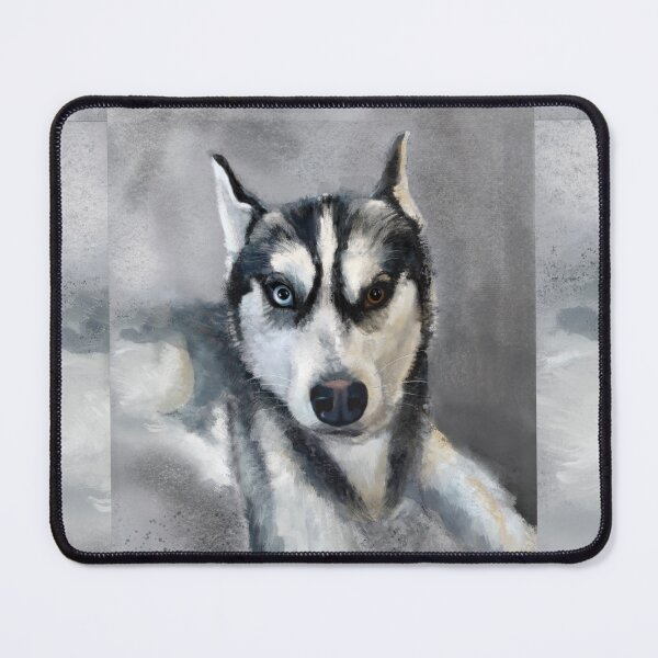 Item preview, Siberian Husky Dog Watercolor Art -Pet Portrait Wall Art Print designed and sold by HeidiArtist.