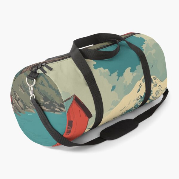 Item preview, McCarthy Alaska Retro Travel Art | Historic Mining Town and Mountains Design designed and sold by TuncGK.