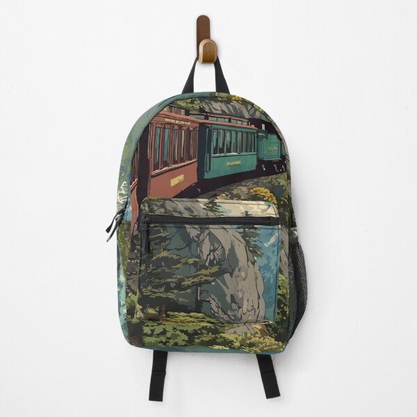 Item preview, Skagway Alaska Vintage Travel Design | White Pass & Yukon Route Railroad Art designed and sold by TuncGK.