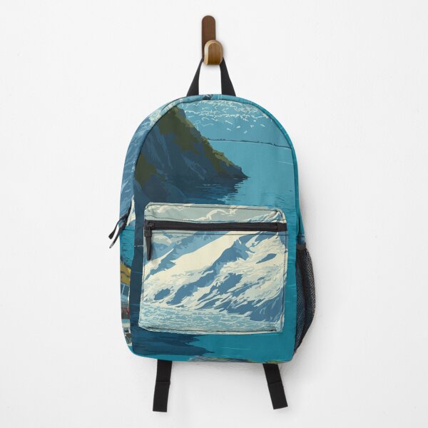 Item preview, Seward Alaska Vintage Travel Design | Kenai Fjords National Park Cruise Art designed and sold by TuncGK.